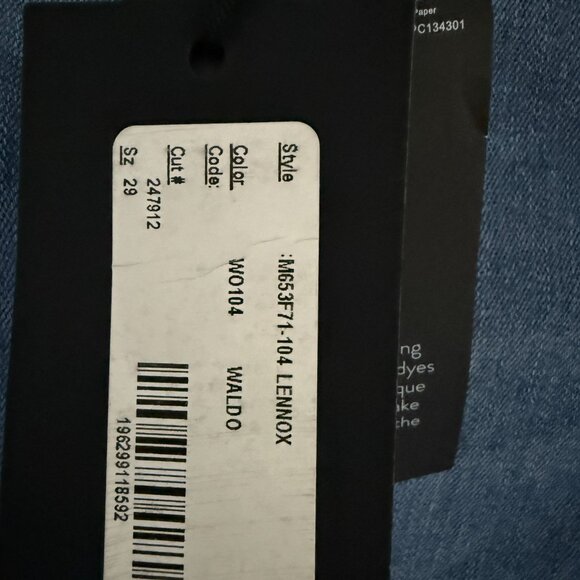 PAIGE Lennox Men's Slim Fit Jeans - NEW with Tags / NWT Transcend Denim Waldo - Picture 8 of 9